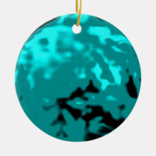 Tanzen-Ball-cyan-blaue Silber-Transport-MUSEUM Keramikornament
