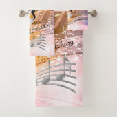 Tanzen Ballerina Girl - Tanz Badhandtuch Set (Insitu)