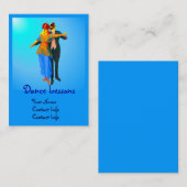 Tanzen-Ballsaal-Hunde Visitenkarte (Vorne/Hinten)