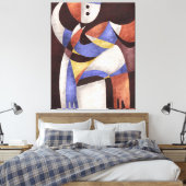 Tanzen Barefoot Leinwanddruck (Insitu (Schlafzimmer))