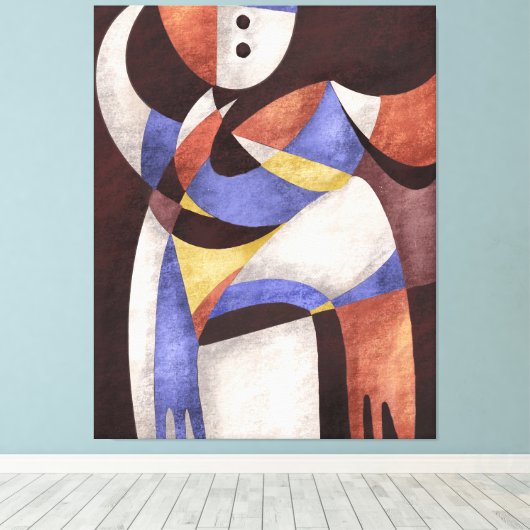 Tanzen Barefoot Leinwanddruck (Insitu (Holzboden))