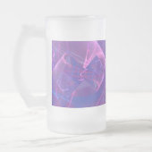 Tanzen beleuchtet Fraktal-Kunst Mattglas Bierglas (Links)
