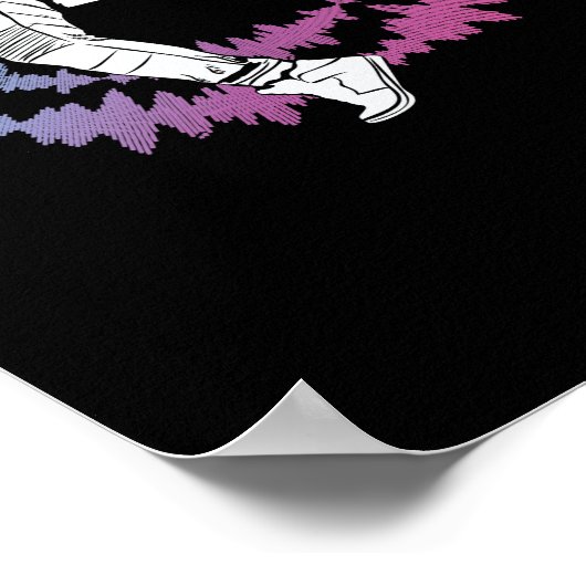 Tanzen Breakdance Beat Poster (Ecke)