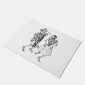 Tanzen Calaveras Posada Fußmatte (Schrägansicht)