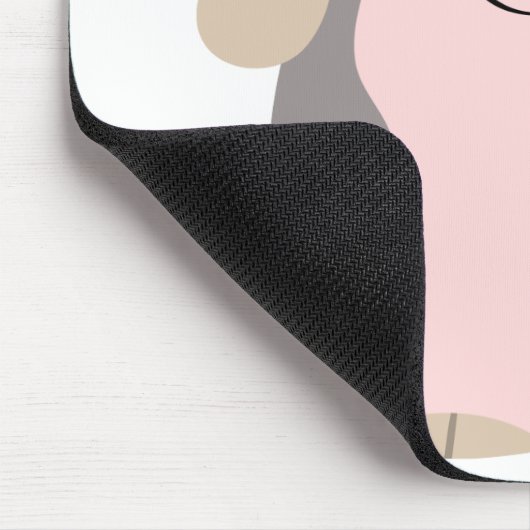 Tanzen-Cartoon-Schwein mousepad (Ecke)