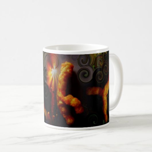 Tanzen Cheetos Kaffeetasse (VorderseiteRechts)