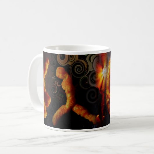 Tanzen Cheetos Kaffeetasse (Vorderseite Links)