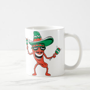 Tanzen-Chili-Pfeffer Kaffeetasse