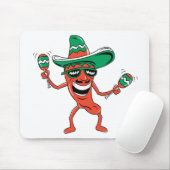 Tanzen-Chili-Pfeffer Mousepad (Mit Mouse)