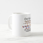 Tanzen-Cowgirls Kaffeetasse (Vorderseite Links)