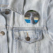 Tanzen-Delphin-Knopf Button (Beispiel)