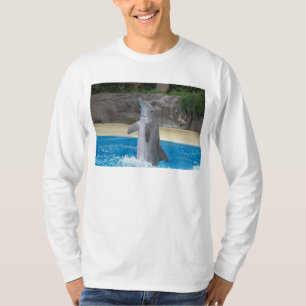 Tanzen-Delphin-langer Hülsen-T - Shirt