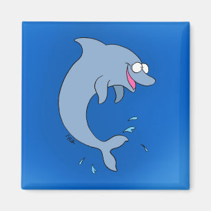 Tanzen-Delphin-Magnet Magnet