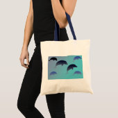 Tanzen-Delphin-Tasche Tragetasche (Vorderseite (Produkt))
