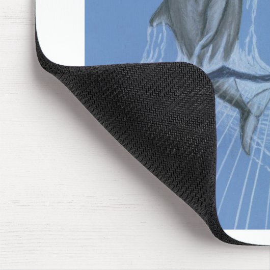 Tanzen-Delphine Mousepad (Ecke)