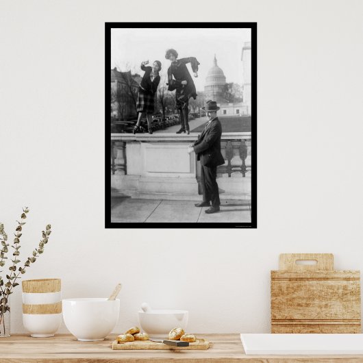 Tanzen der Charleston in Washington, DC 1925 Poster (Küche)