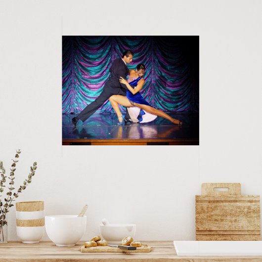 Tanzen der Tango Poster (Küche)