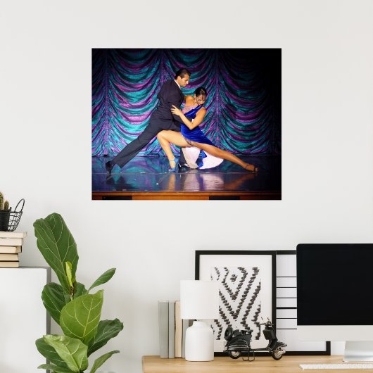 Tanzen der Tango Poster (Heimbüro)