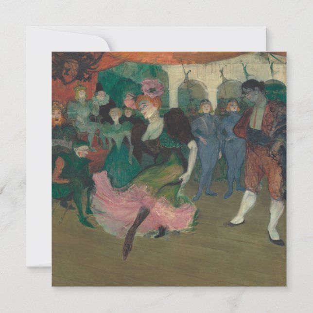 Tanzen des Bolero - Malerei Toulouse-Lautrec (Vorderseite)