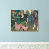 Tanzen des Bolero - Malerei Toulouse-Lautrec Leinwanddruck (Insitu (Holzboden))
