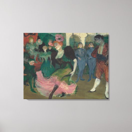 Tanzen des Bolero - Malerei Toulouse-Lautrec Leinwanddruck (Vorderseite)