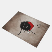 Tanzen des bösen Weihnachtsbugs Fußmatte (Schrägansicht)