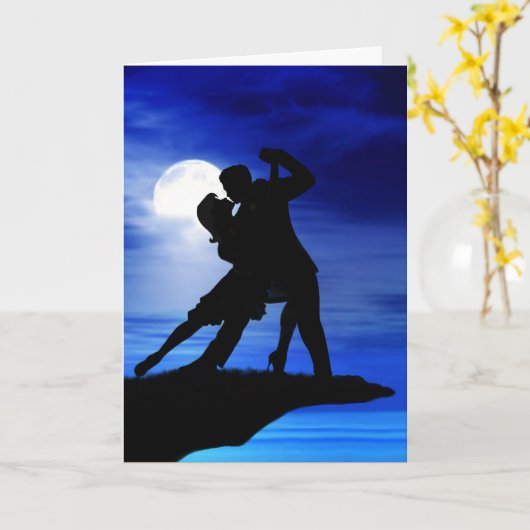 TANZEN DURCH DAS MONDLICHT KARTE (Gelbe Blume)