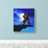 TANZEN DURCH DAS MONDLICHT LEINWANDDRUCK (Insitu (Holzboden))