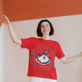Tanzen durch Weihnachten mit meinen SuperPower-Bew T-Shirt