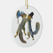 Tanzen-Eichhörnchen Keramikornament (Rechts)
