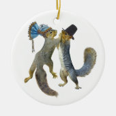 Tanzen-Eichhörnchen Keramikornament (Vorne)