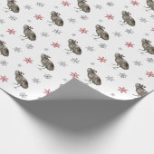 Tanzen Emu Holiday Wrapping Paper Geschenkpapier (Ecke)