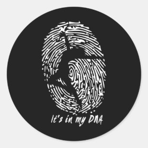 Tanzen - es ist in meinem DNA-Geschenk für Tänzer Runder Aufkleber