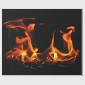 Tanzen-Feuer-Packpapier Geschenkpapier (Flach)