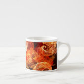 Tanzen Firebird Abstrakt Art Espresso Tasse (Rechts)