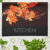 Tanzen Firebird Abstrakt Art Küchentuch (Gefaltet)