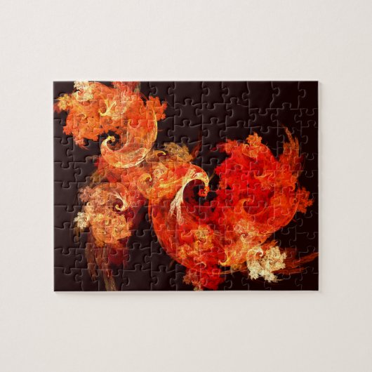 Tanzen Firebirds abstrakte Kunst Puzzle (Horizontal)