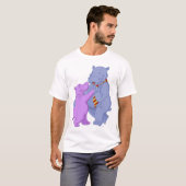 Tanzen-Flusspferdtango-T - Shirt (Vorne ganz)