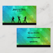 Tanzen-Frauen-Visitenkarten Visitenkarte (Vorne/Hinten)