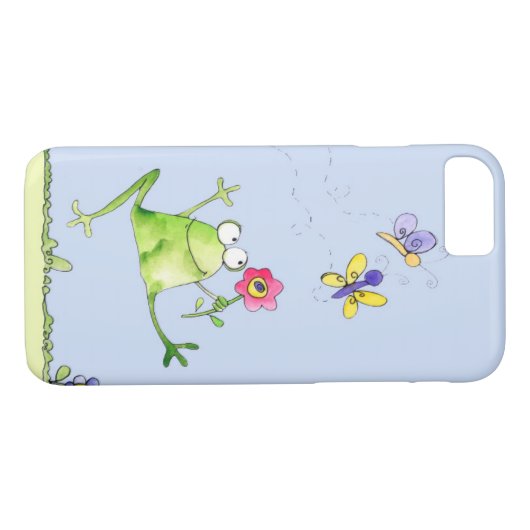 Tanzen-Frosch Case-Mate iPhone Hülle (Rückseite (Horizontal))