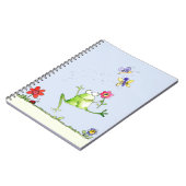 Tanzen-Frosch Notizblock (Linke Seite)