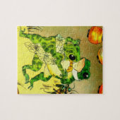 Tanzen-Frösche Puzzle (Horizontal)