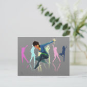Tanzen für Joy Art Postkarte (Stehend Vorderseite)