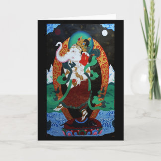 Tanzen Ganesh Gruß-Karte Karte