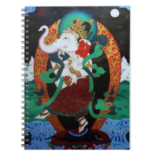 Tanzen Ganesh Notizbuch Notizblock
