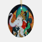 Tanzen Ganesh Verzierung Keramikornament (Rechts)