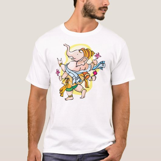 Tanzen Ganesha T-Shirt (Vorderseite)