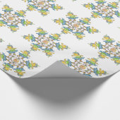 Tanzen-Igel Geschenkpapier (Ecke)