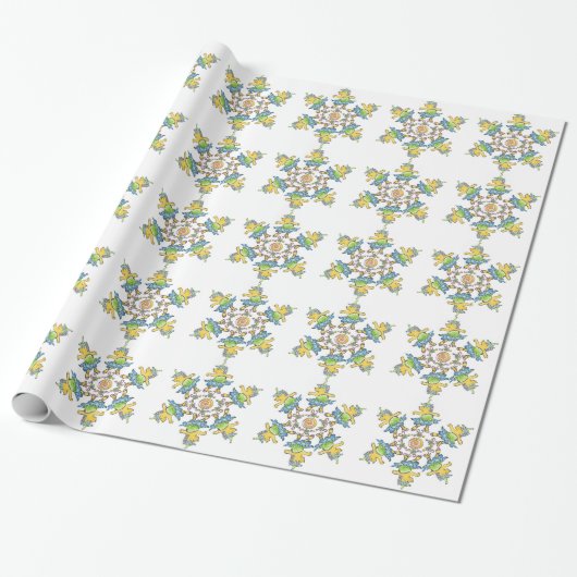 Tanzen-Igel Geschenkpapier (Ungerollt)