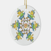 Tanzen-Igel Keramikornament (Rechts)